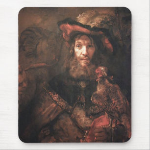 The Knight with the Falcon/St. Bavo Mouse Pad