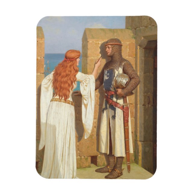 The Knight's Shadow Magnet (Vertical)