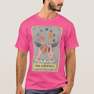 The Knitter Tarot Card  Knitting Yarn Craft T-Shirt