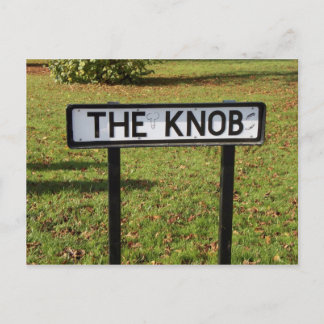 The Knob - Funny Rude Place Name Postcard