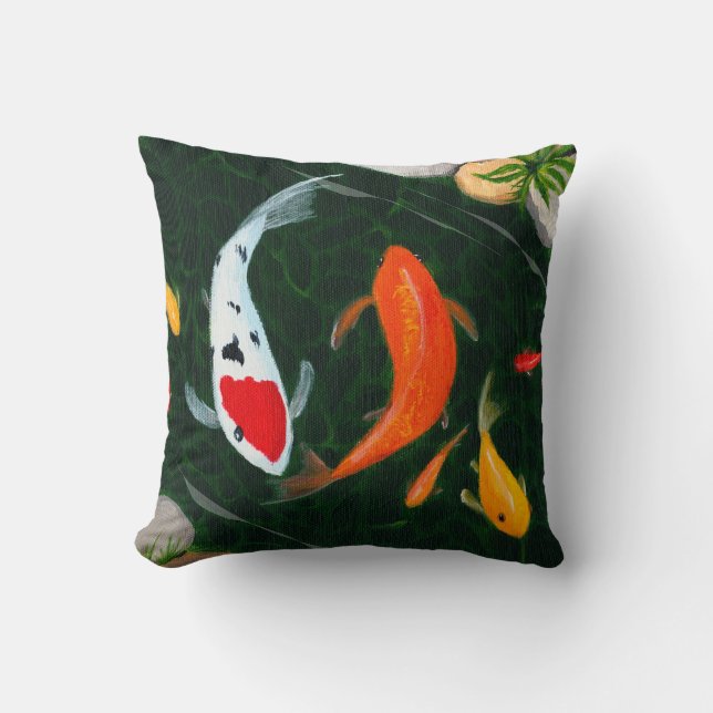 The Koi Pillow (Front)
