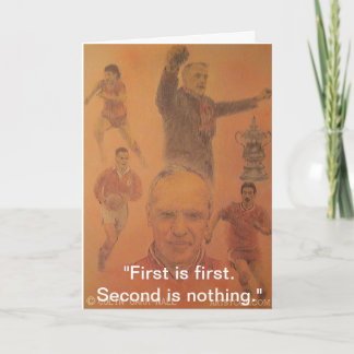 The Kop Kings Greeting Card by Colin Carr-Nall