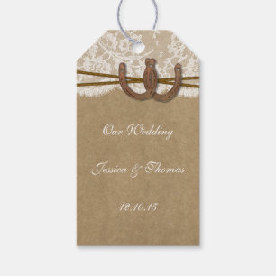 The Kraft, Lace & Horseshoe Collection Tags
