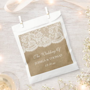The Kraft & Lace Wedding Collection Favour Bag