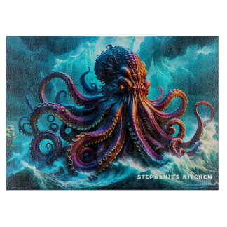The Kraken Cutting Board