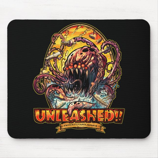 The Kraken is Unleashed!! Mouse Pad (Front)
