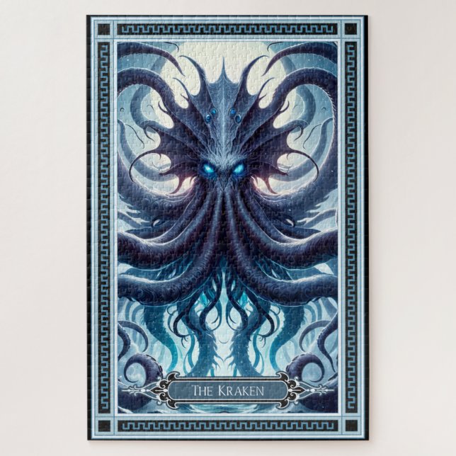 The Kraken Tarot Card Jigsaw Puzzle (Vertical)