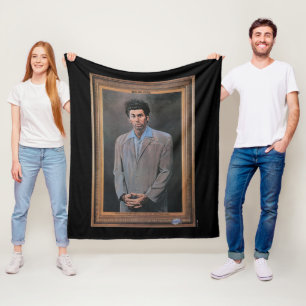 The Kramer Portrait Fleece Blanket