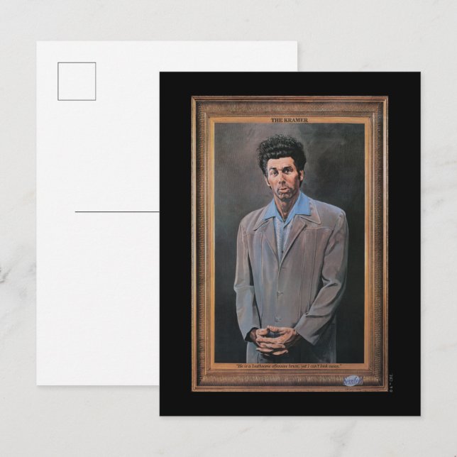 The Kramer Portrait Postcard (Front/Back)