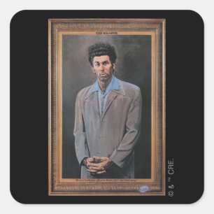 The Kramer Portrait Square Sticker