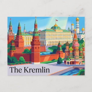 The Kremlin Russia Postcard
