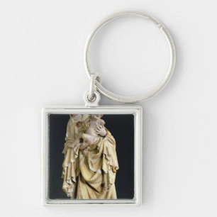 The Krumauer Madonna, c.1400 Key Ring