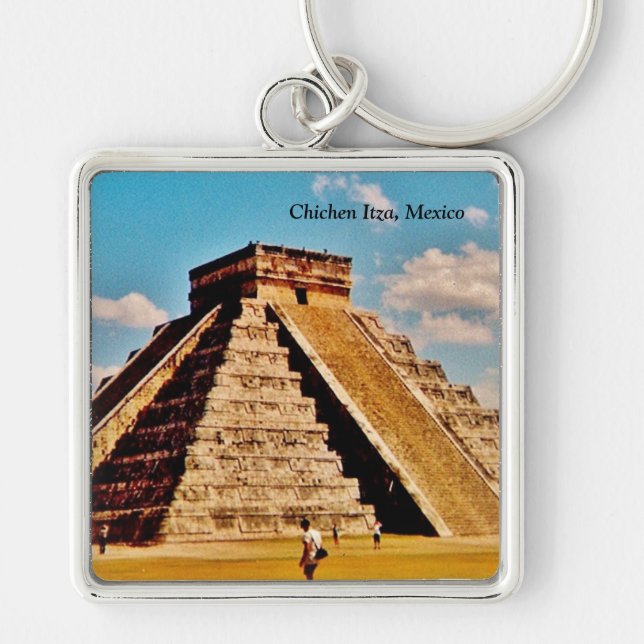The Kukulkan Pyramid Key Ring (Front)