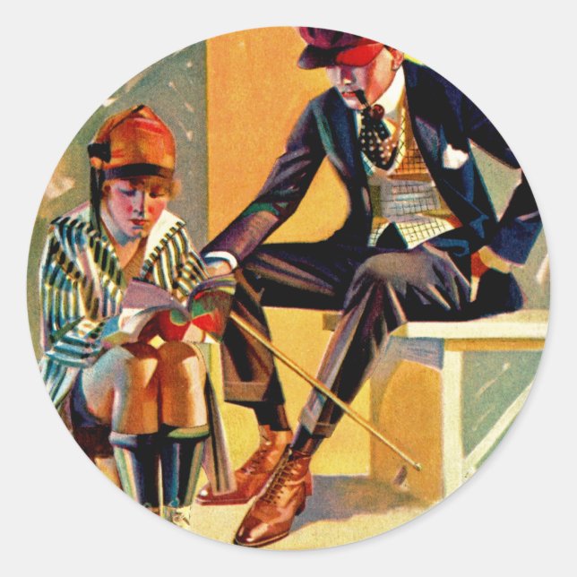 The L Sytem Magazine Classic Round Sticker (Front)