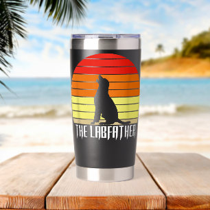 The Labfather Funny Labrador Lover Insulated Tumbler