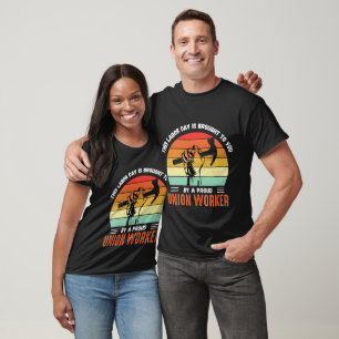 THE LABOR DAY IS BROUGHT TO YOU Retro Vintage T-Shirt