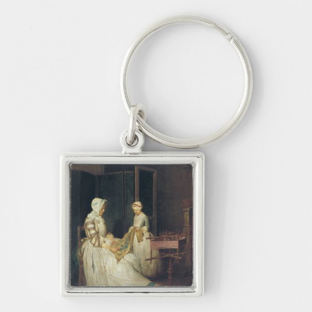 The Laborious Mother, c.1740 Key Ring (Front)