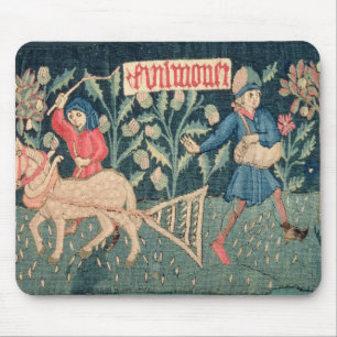 The Labours of the Months, Alsace (tapestry) Vict Mouse Pad