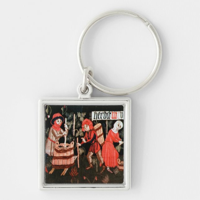 The Labours of the Months, from Alsace Key Ring (Front)