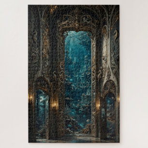 The Labyrinth Portal — Enchanted Underwater Gatewa Jigsaw Puzzle