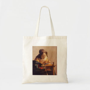 The Lacemaker by Johannes Vermeer Tote Bag