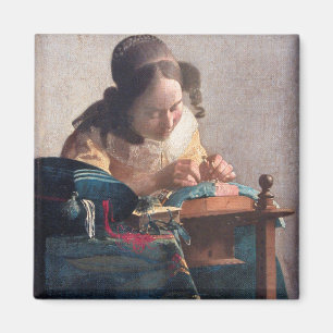 The Lacemaker, Johannes Vermeer, 1669-1670 Magnet