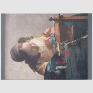 The Lacemaker, Johannes Vermeer, 1669-1670 Tissue Paper