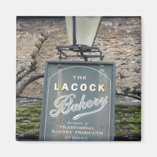 The Lacock Bakery, Lacock, Wiltshire, UK Magnet