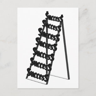 The Ladder of Success Postcard