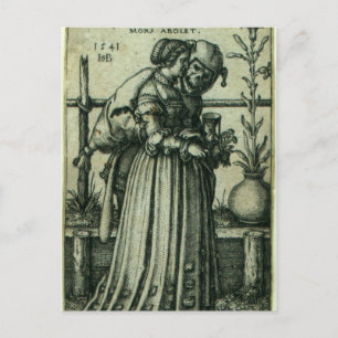 The Lady and Death Postcard