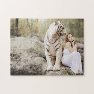 The Lady and The Tiger Jigsaw Puzzle