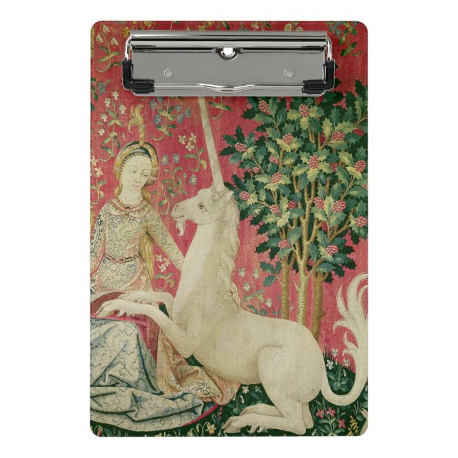 The Lady and the Unicorn: 'Sight' 2 Mini Clipboard (Front)