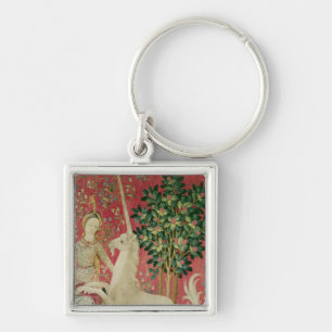 The Lady and the Unicorn: 'Sight' Key Ring