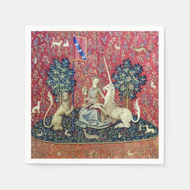 The Lady and the Unicorn, Sight Napkin (Front)