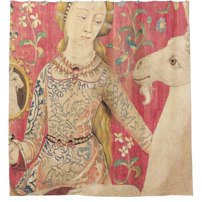 The Lady And The Unicorn Sight Shower Curtain (Front)