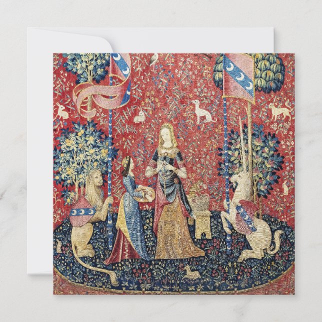 The Lady and the Unicorn, Smell Invitation (Front)