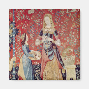 The Lady and the Unicorn: 'Smell' Magnet