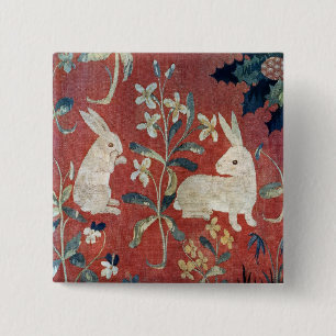 The Lady and the Unicorn: 'Taste' 15 Cm Square Badge