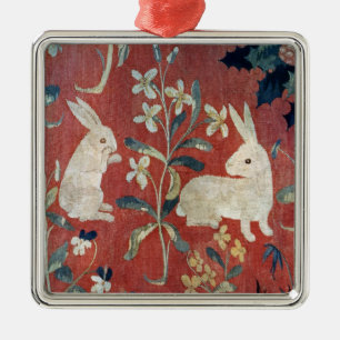 The Lady and the Unicorn: 'Taste' Metal Ornament