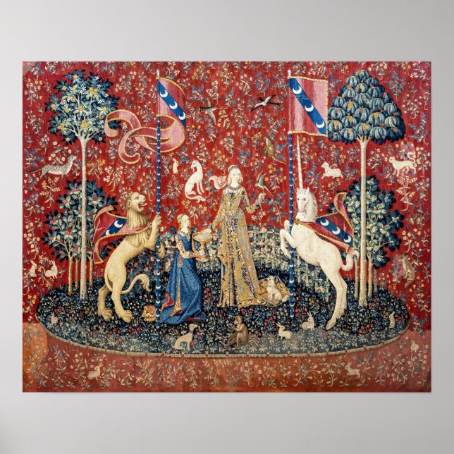 The Lady and the Unicorn, Taste Poster (Front)