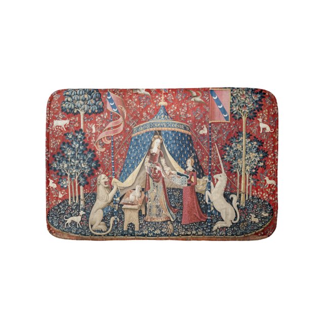 The Lady and the Unicorn, To my only desire Bath Mat (Front)