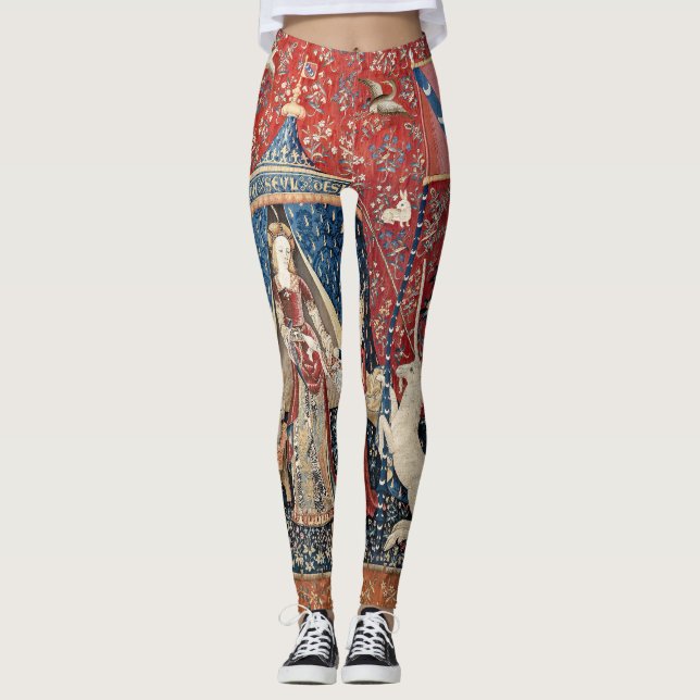 The Lady and the Unicorn, To my only desire Leggings (Front)