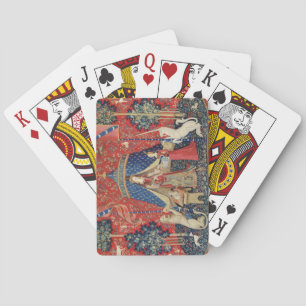 The Lady and the Unicorn: 'To my only desire' Playing Cards