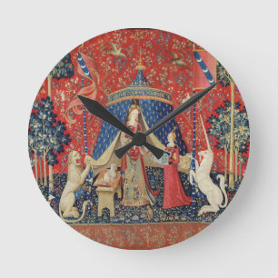 The Lady and the Unicorn: 'To my only desire' Round Clock