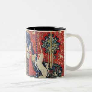 The Lady and the Unicorn: 'To my only desire' Two-Tone Coffee Mug