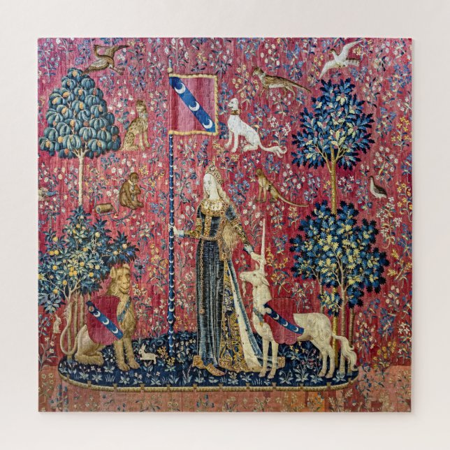 The Lady and the Unicorn, Touch Jigsaw Puzzle (Vertical)
