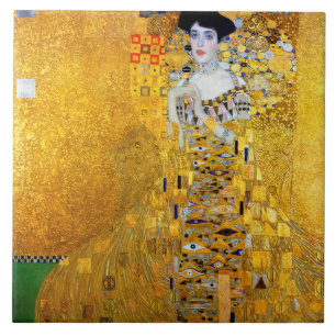 The Lady in Gold, Gustav Klimt Ceramic Tile