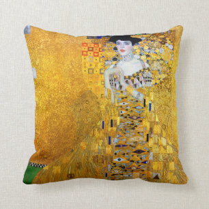 The Lady in Gold, Gustav Klimt Cushion