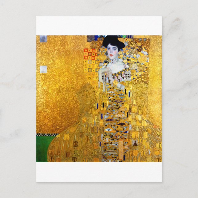 The Lady in Gold, Gustav Klimt Postcard (Front)