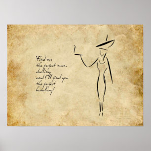 The Lady in the Big Hat #2 Poster